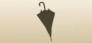 Umbrella silhouette