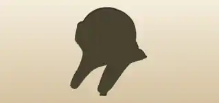 Aviator Helmet silhouette