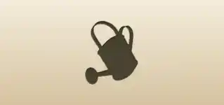 Watering Can silhouette
