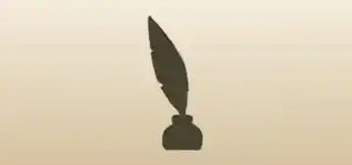 Inkwell silhouette