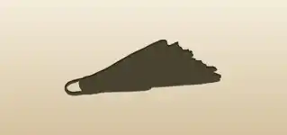 Hand Fan silhouette