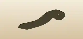 Tie silhouette
