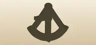 Sextant silhouette