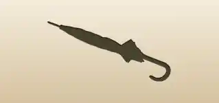 Umbrella silhouette