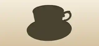Cup of Tea silhouette