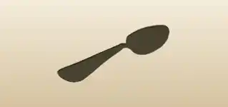 Teaspoon silhouette