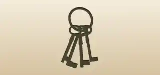 Keys silhouette
