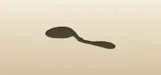 Teaspoon silhouette