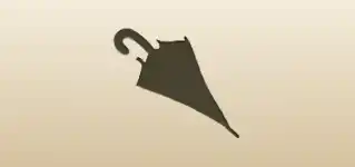Umbrella silhouette