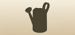 Watering Can silhouette