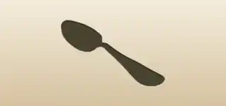 Teaspoon silhouette