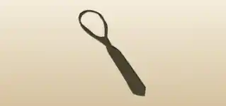 Tie silhouette