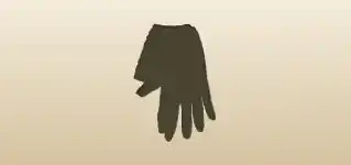 Gloves silhouette