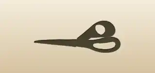 Scissors silhouette