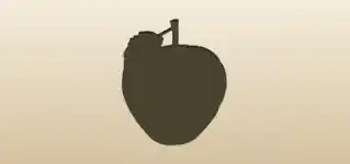 Apple silhouette