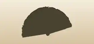 Hand Fan silhouette