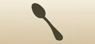 Teaspoon silhouette