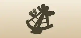Sextant silhouette