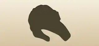 Aviator Helmet silhouette