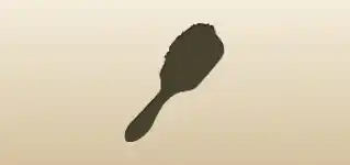 Hair Brush silhouette
