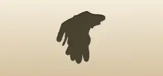 Gloves silhouette