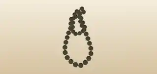 Bead Necklace silhouette