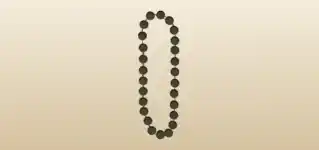 Bead Necklace silhouette