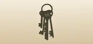 Keys silhouette