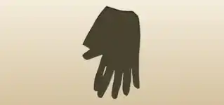 Gloves silhouette