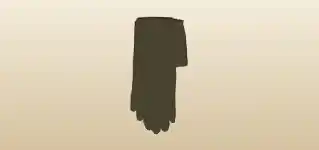 Gloves silhouette