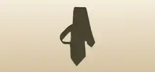 Tie silhouette
