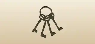 Keys silhouette