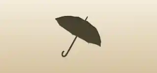 Umbrella silhouette