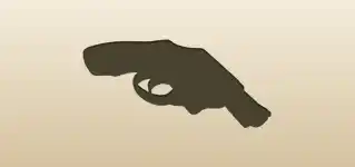 Revolver silhouette