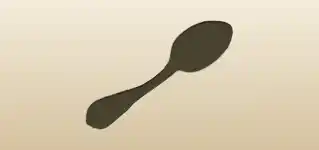 Teaspoon silhouette