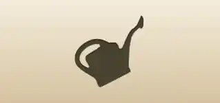 Watering Can silhouette