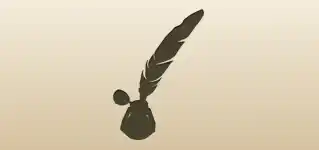 Inkwell silhouette