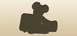 Teddy Bear silhouette