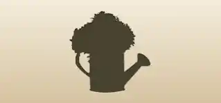 Watering Can silhouette