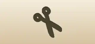 Scissors silhouette