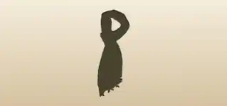 Scarf silhouette