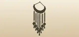 Wind Chimes silhouette