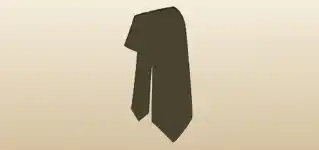 Tie silhouette