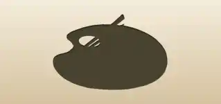 Painter’s Palette silhouette
