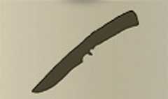 Knife silhouette #4