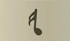 Music Note silhouette #2