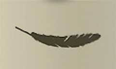 Feather silhouette #4