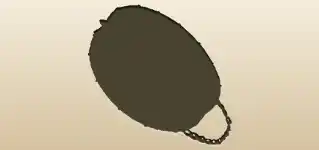 太鼓のシルエット