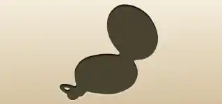 懐中時計のシルエット