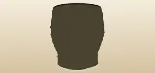 太鼓のシルエット
